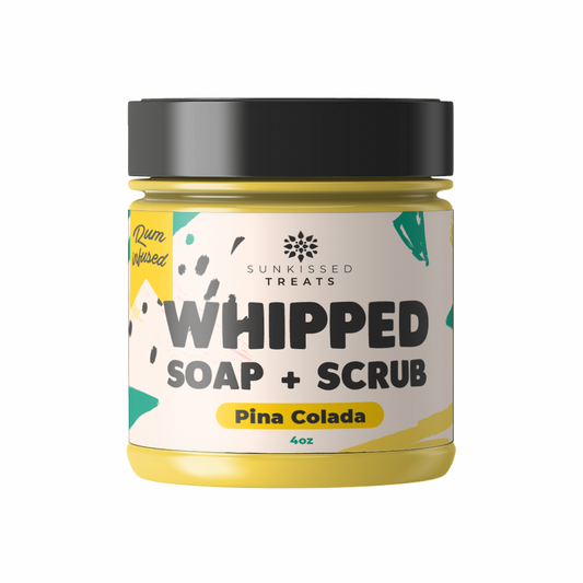Pina Colada Whipped Soap + Scrub